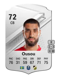 Aiham Ousou Rare 72 Overall Rating