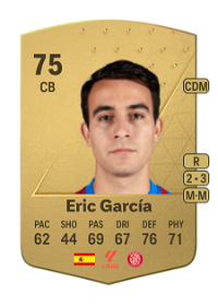 Eric García Common 75 Overall Rating