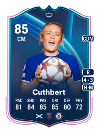 Erin Cuthbert UWCL Road to the Knockouts 85 Overall Rating