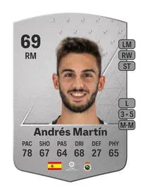 Andrés Martín Common 69 Overall Rating