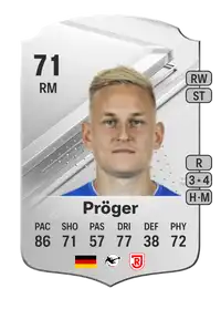 Kai Pröger Rare 71 Overall Rating