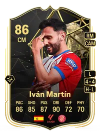 Iván Martín Team of the Week 86 Overall Rating