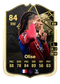 Michael Olise Team of the Week 84 Overall Rating