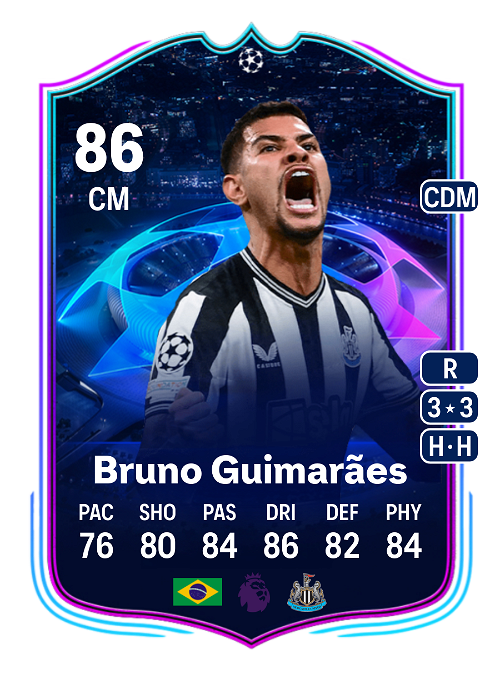 EA FC 24 Bruno Guimarães 86