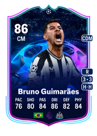 Bruno Guimarães UCL Road to the Knockouts 86 Overall Rating