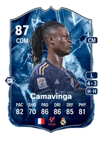 Eduardo Camavinga FC Versus Ice 87 Overall Rating