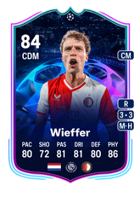 Mats Wieffer UCL Road to the Knockouts 84 Overall Rating