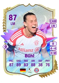 Klara Bühl Future Stars 87 Overall Rating