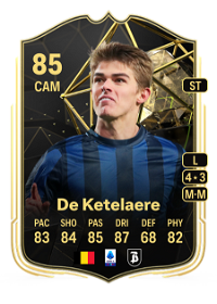 Charles De Ketelaere Team of the Week 85 Overall Rating