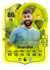 Joško Gvardiol Radioactive 86 Overall Rating