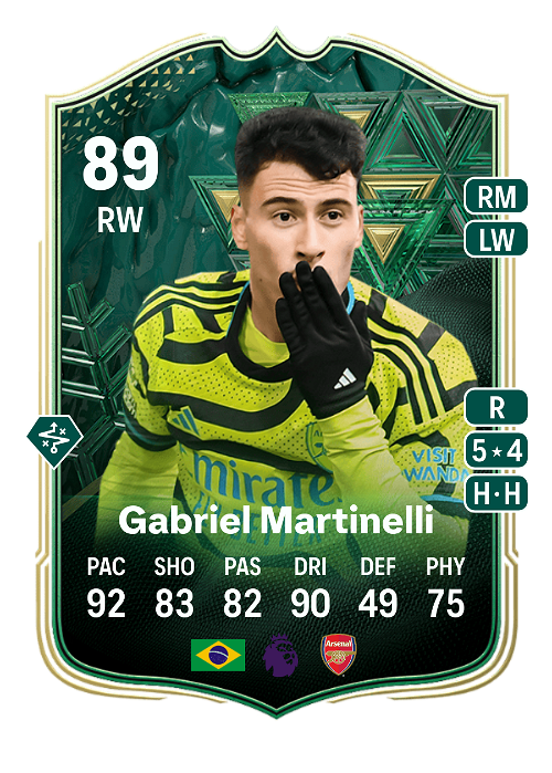 EA FC 24 Gabriel Martinelli 89