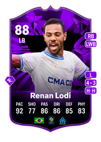 Renan Lodi FC Pro Live 88 Overall Rating
