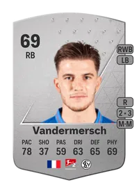 Hugo Vandermersch Common 69 Overall Rating