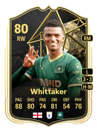 Morgan Whittaker Team of the Week 80 Overall Rating