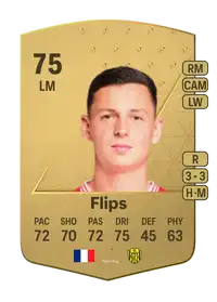 Alexis Flips Common 75 Overall Rating