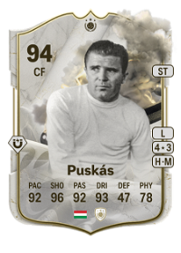 Ferenc Puskás Thunderstruck ICON 94 Overall Rating