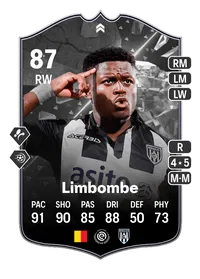 Bryan Limbombe SHOWDOWN 87 Overall Rating