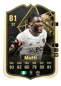 Terem Moffi Team of the Week 81 Overall Rating