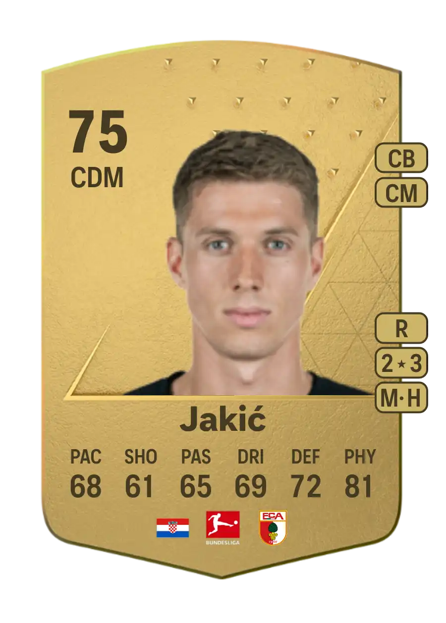 Kristijan Jakić Common 75 Overall Rating