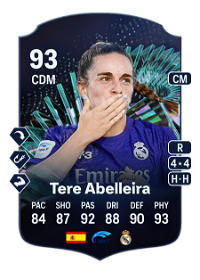 Tere Abelleira TEAM OF THE SEASON MOMENTS 93 Overall Rating
