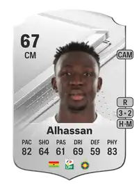 Baba Alhassan Rare 67 Overall Rating