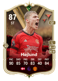 Rasmus Højlund Ultimate Dynasties 87 Overall Rating