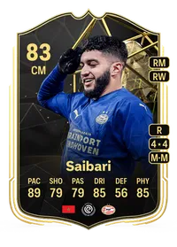 Ismael Saibari Team of the Week 83 Overall Rating