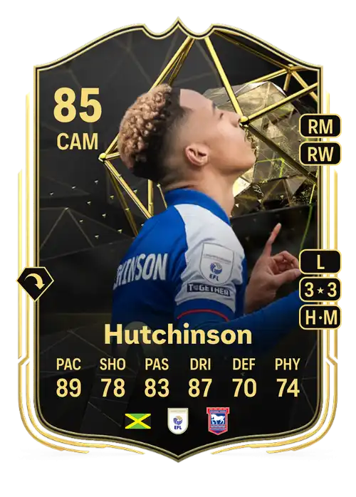 EA FC 24 Omari Hutchinson 85