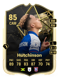 Omari Hutchinson Team of the Week 85 Overall Rating