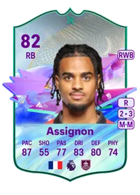 Lorenz Assignon In-Progress Future Stars Evolution 82 Overall Rating