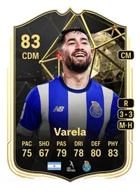 Alan Varela Team of the Week 83 Overall Rating