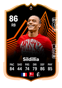 Kiliann Sildillia UEL Road to the Knockouts 86 Overall Rating