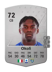 Caleb Okoli Common 72 Overall Rating