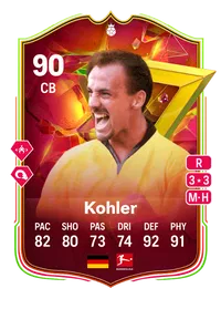 Jürgen Kohler GOLAZO Hero 90 Overall Rating