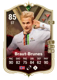 Jonatan Braut-Brunes Ultimate Dynasties 85 Overall Rating