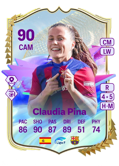 EA FC 24 Claudia Pina 90