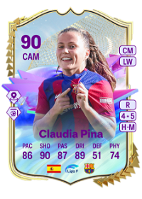 Claudia Pina Future Stars 90 Overall Rating