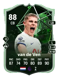 Micky van de Ven Pundit Picks 88 Overall Rating