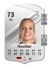 Janina Hechler Rare 73 Overall Rating