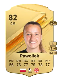 Tanja Pawollek Rare 82 Overall Rating