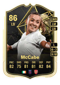 Katie McCabe Team of the Week 86 Overall Rating