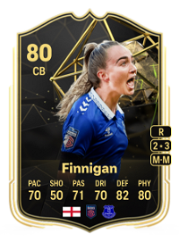 Megan Finnigan Team of the Week 80 Overall Rating