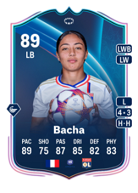Selma Bacha UWCL Road to the Knockouts 89 Overall Rating