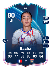 Selma Bacha UWCL Road to the Knockouts 90 Overall Rating