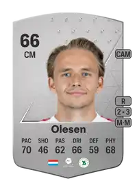 Mathias Olesen Common 66 Overall Rating