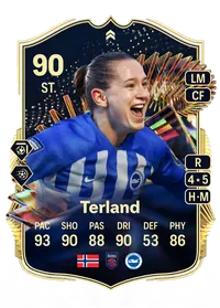 Elisabeth Terland TOTS Live 90 Overall Rating