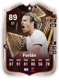 Diego Forlán Triple Threat Heroes 89 Overall Rating