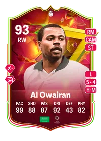 Saeed Al Owairan GOLAZO Hero 93 Overall Rating