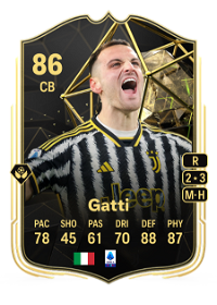Federico Gatti Team of the Week 86 Overall Rating