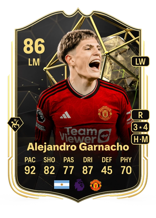 EA FC 24 Alejandro Garnacho 86